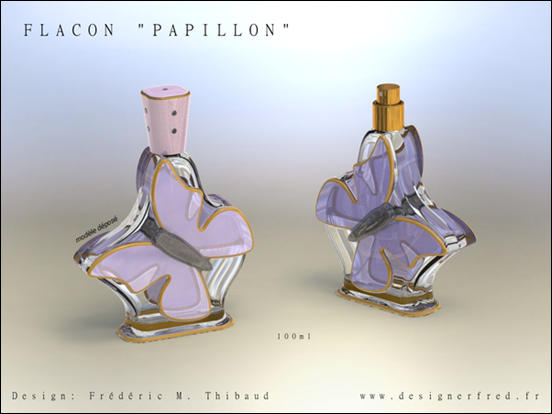 Perfume Bottle Design by Frederic Thibaud