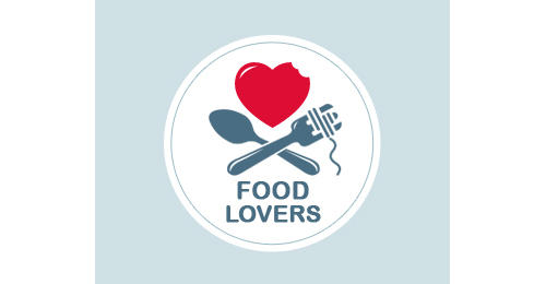Food Lovers by Helga heart shaped logos
