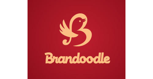 Brandoodle by prasad heart shaped logos