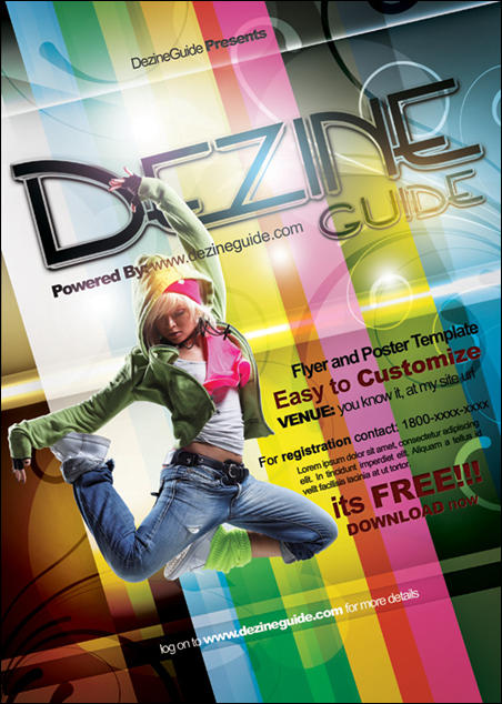 Free Dezine Flyer/Poster Template