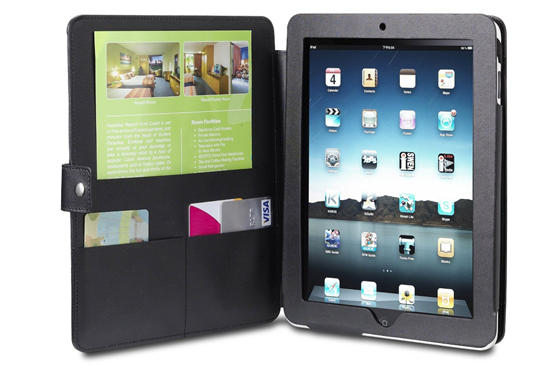 Acase Leather Case with Stand for Apple iPad