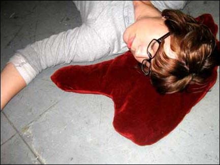 Blood-Puddle-Pillow