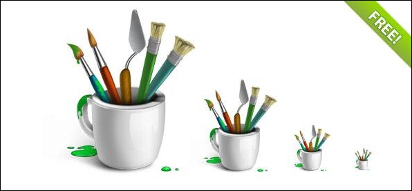 Designer-Brushes-Icon-Set