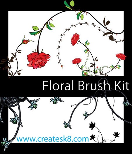 Floral-Brush-kit