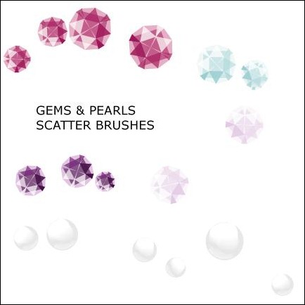 Gems-and-Pearls-Scatter-Brushes