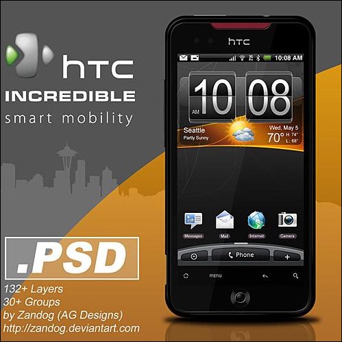 HTC-Incredible-PSD