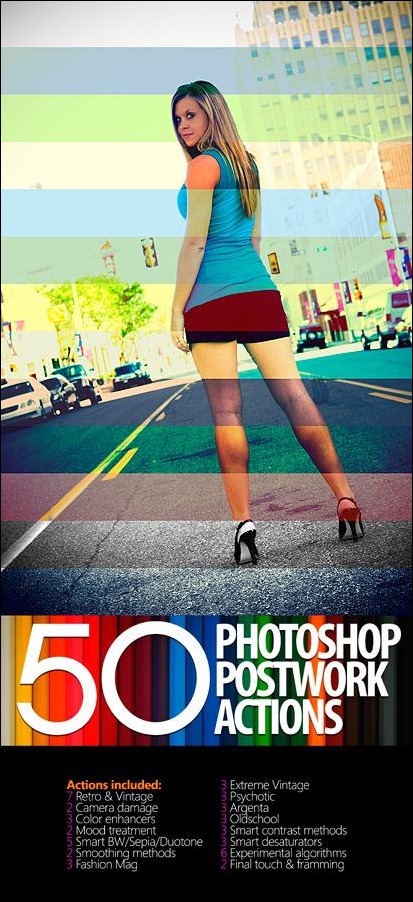 Photoshop-postwork-actions