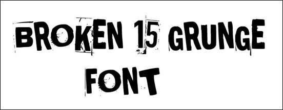 broken-15-grunge-font
