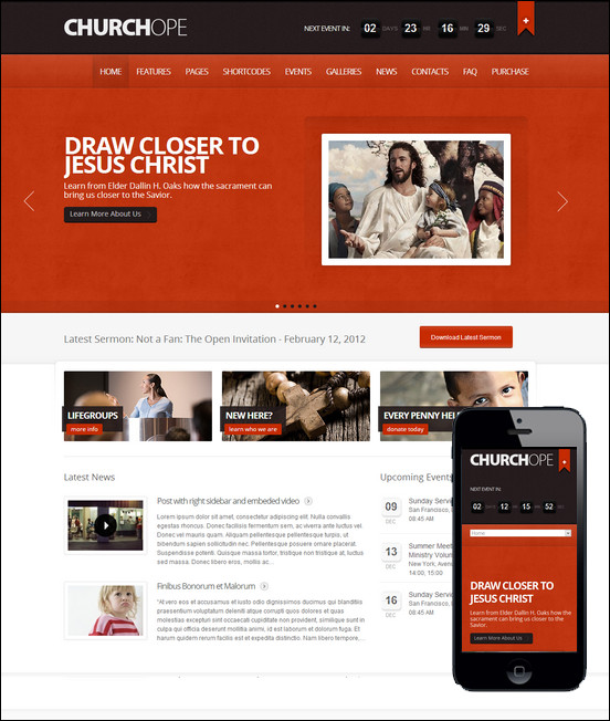 churchope-responsive-wordpress-theme