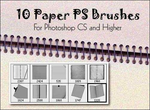 10-Photoshop-paper-brushes
