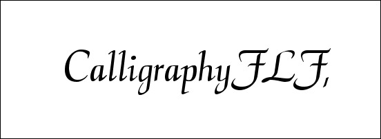 calligraphy-flf