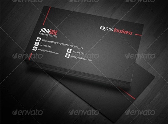 line-business-card-psd