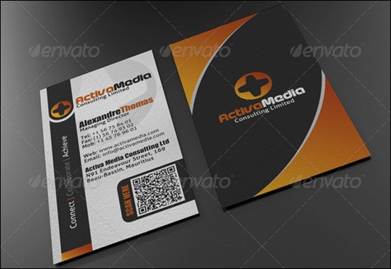 orange-business-card-psd