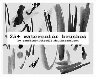 Watercolor Brushes by mcbadshoes on DeviantArt