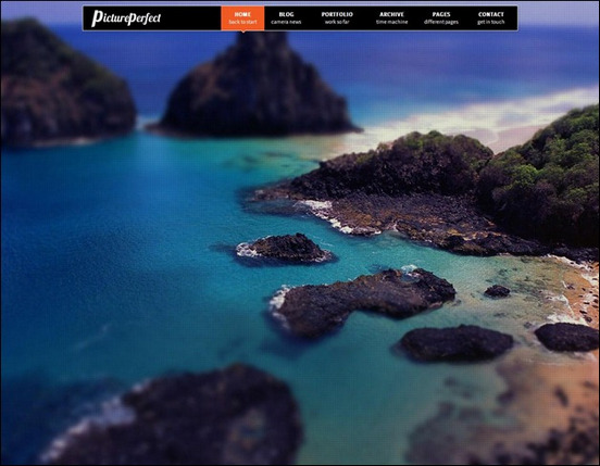 PicturePerfect, Fullscreen WordPress Theme
