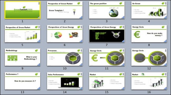 green-keynote-template