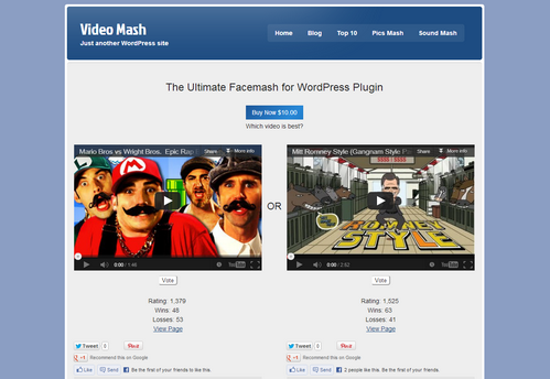 Video Mash, video plugin