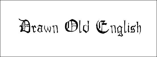 drawn-old-english