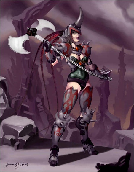 female-axe-warrior