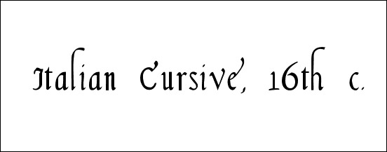 italian-cursive