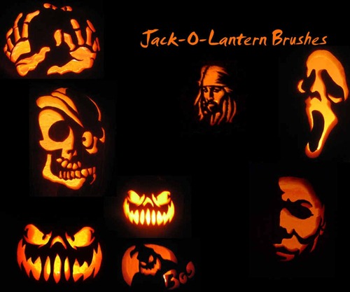 jack-o-lantern-brushes