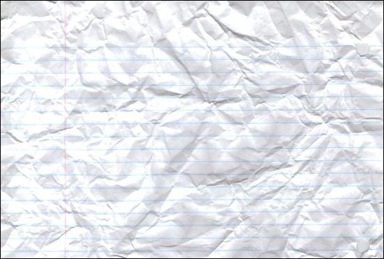 wrinkled lined paper background