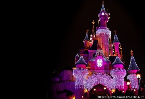Disney-Castle-in-Christmas-wallpaper