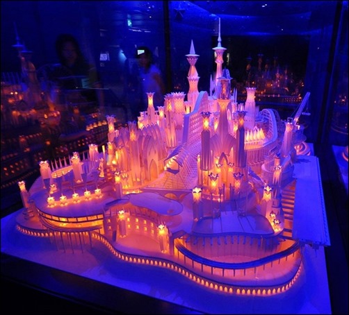 A-Castle-on-the-Ocean-paper-sculptures