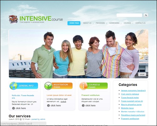 Intensive-Course-education-wordpress-themes