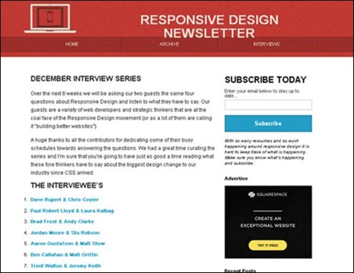 Responsive Design Weekly