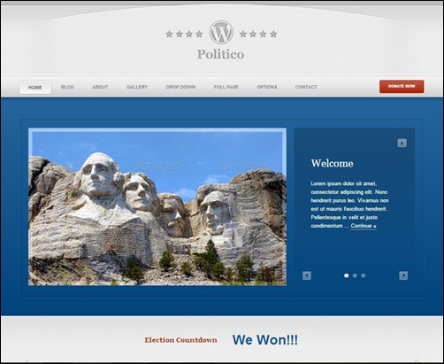 Wordpress-Politico-nonprofit-wordpress-themes