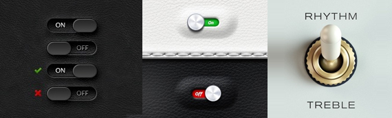 user interface switch designs
