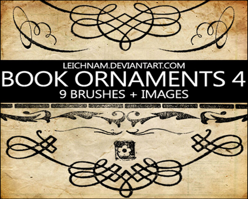 Book ornaments 4