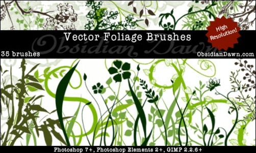 Vector-Foliage-Plants-Brushes