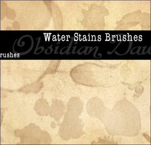 water stains