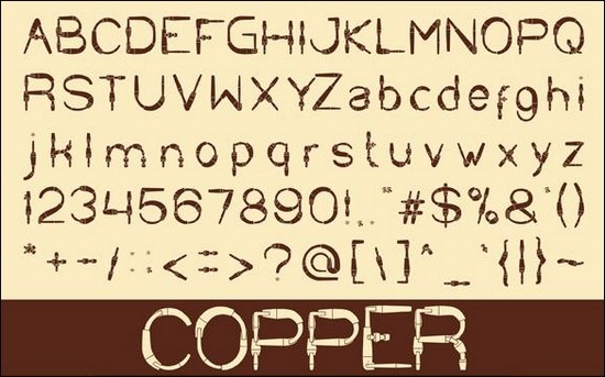 copper-font
