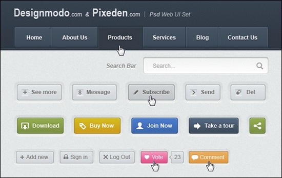 free-psd-web-ui-element-kit