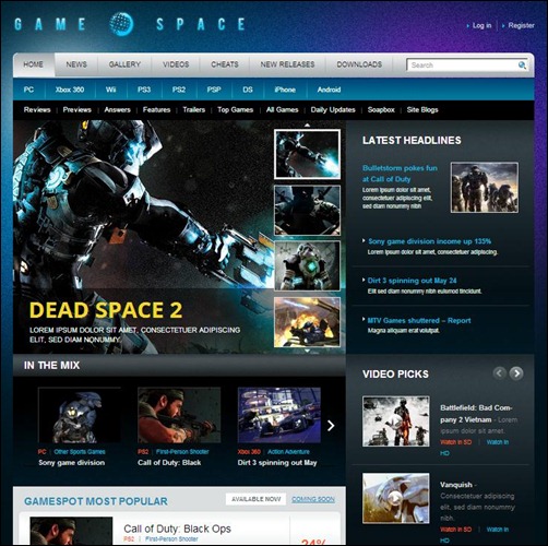 Game-Space-WordPress-Theme