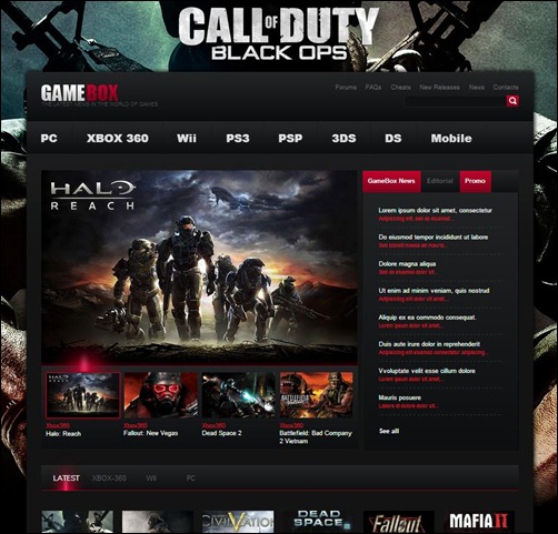 GameBox-WordPress-Theme