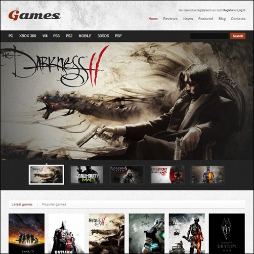 Games-WordPress-Template