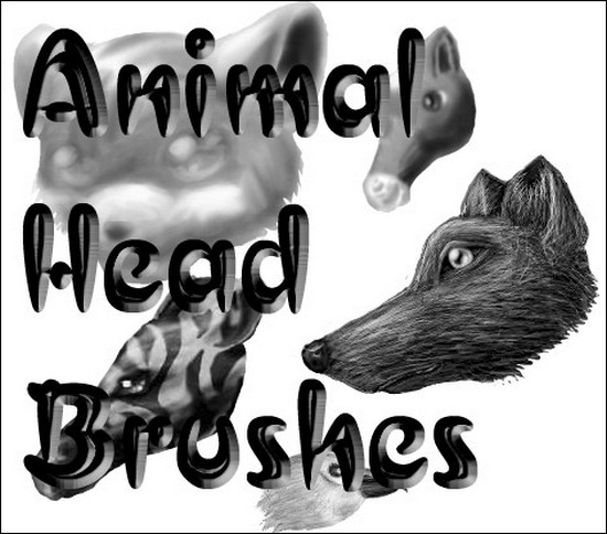 animal-head-brushes