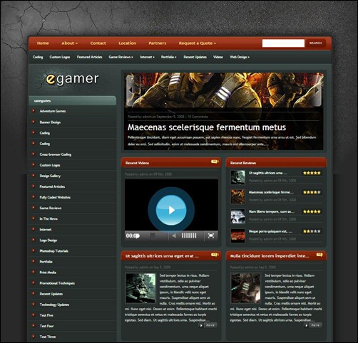 eGamer-WordPress-Theme