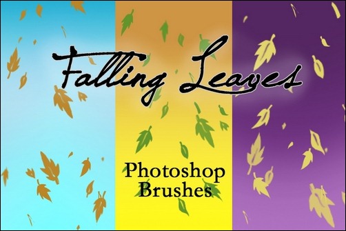 falling-leaves-brushes