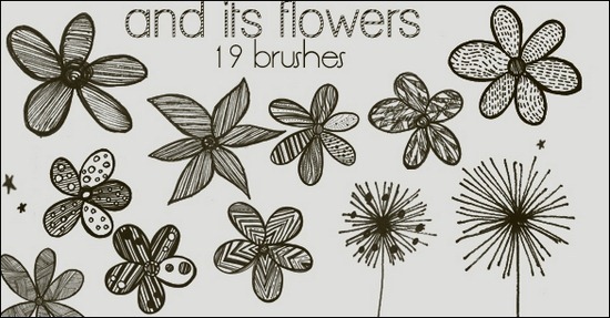 and-its-flowers-brushes