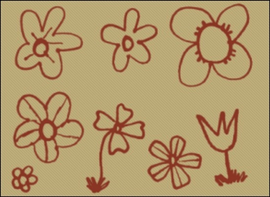 flower-doodle-brushes