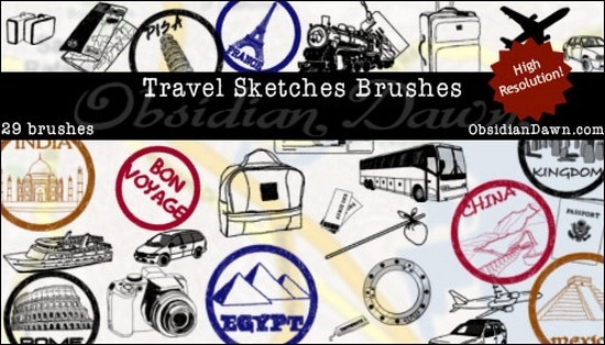 travel-sketches-brushes