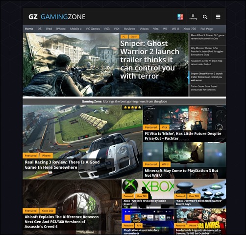 GamingZone-wordpress-review-theme