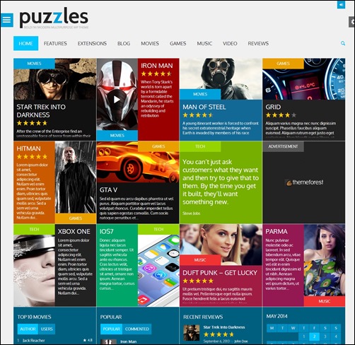 Puzzles-wordpress-review-theme